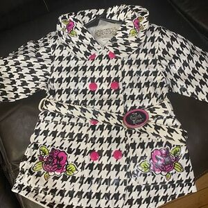 Nwt The English Rose 2t little girls rain coat